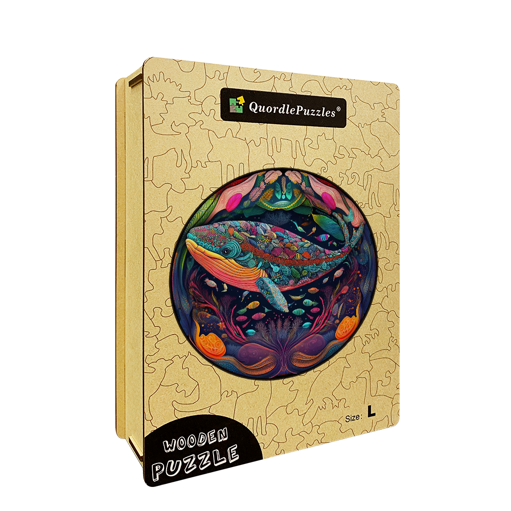 Whale That's Nice Wooden Jigsaw Puzzle