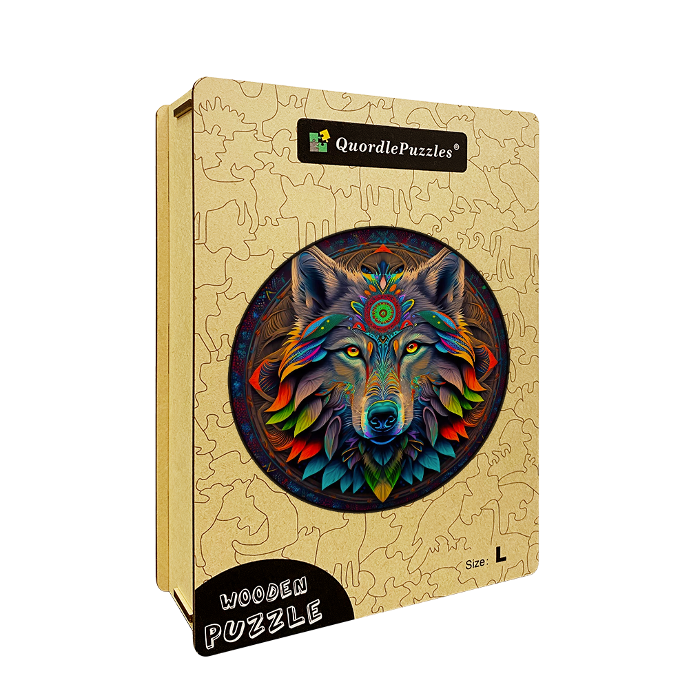 Mandala Volk Wooden Jigsaw Puzzle