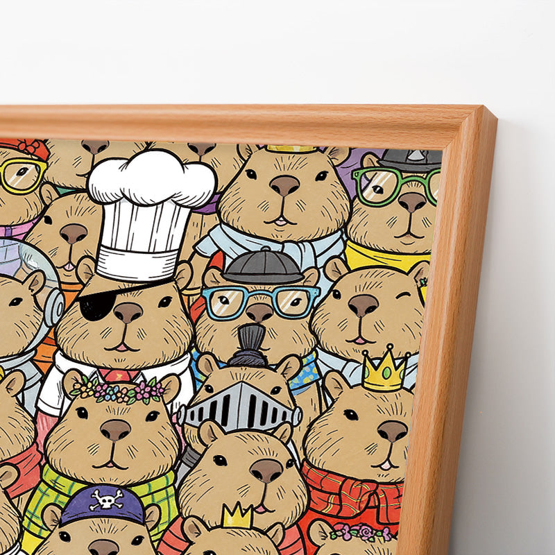 Hamster - Wooden Coloring Puzzle