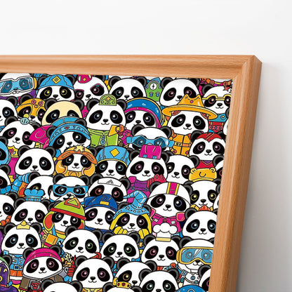 panda - Wooden Coloring Puzzle