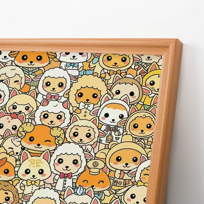 sheep - Wooden Coloring Puzzle