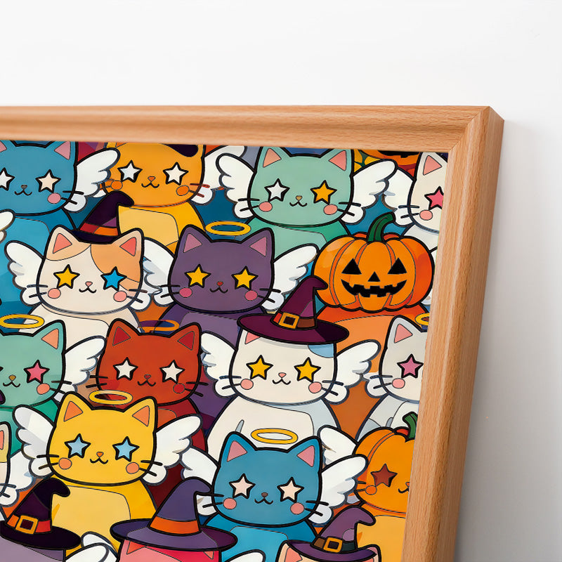 Twinkle Kitty - Wooden Coloring Puzzle