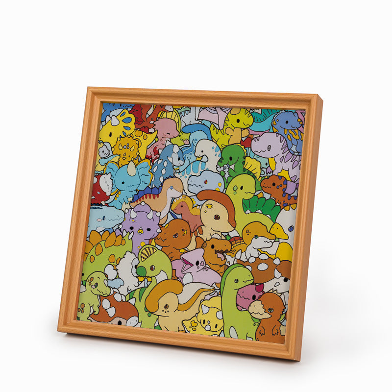 Little Birds - Wooden Coloring Puzzle