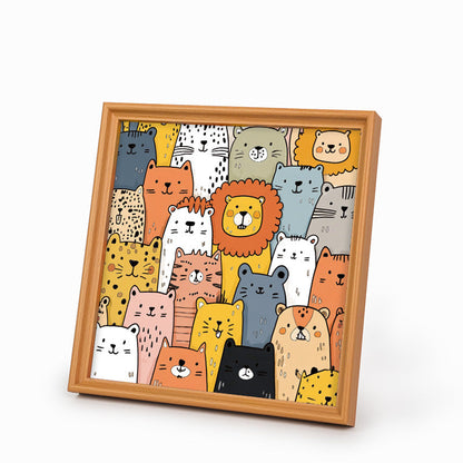 Shiba Inu - Wooden Coloring Puzzle