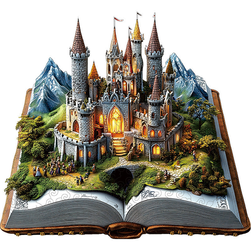 3D Enchanted Castle Wooden Jigsaw Puzzle