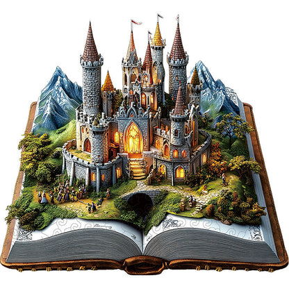 3D Enchanted Castle Wooden Jigsaw Puzzle