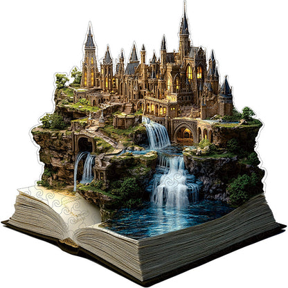 3D Gothic Castle Wooden Jigsaw Puzzle