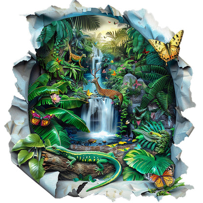 Tropical Rainforest Wonders Wooden Jigsaw Puzzle
