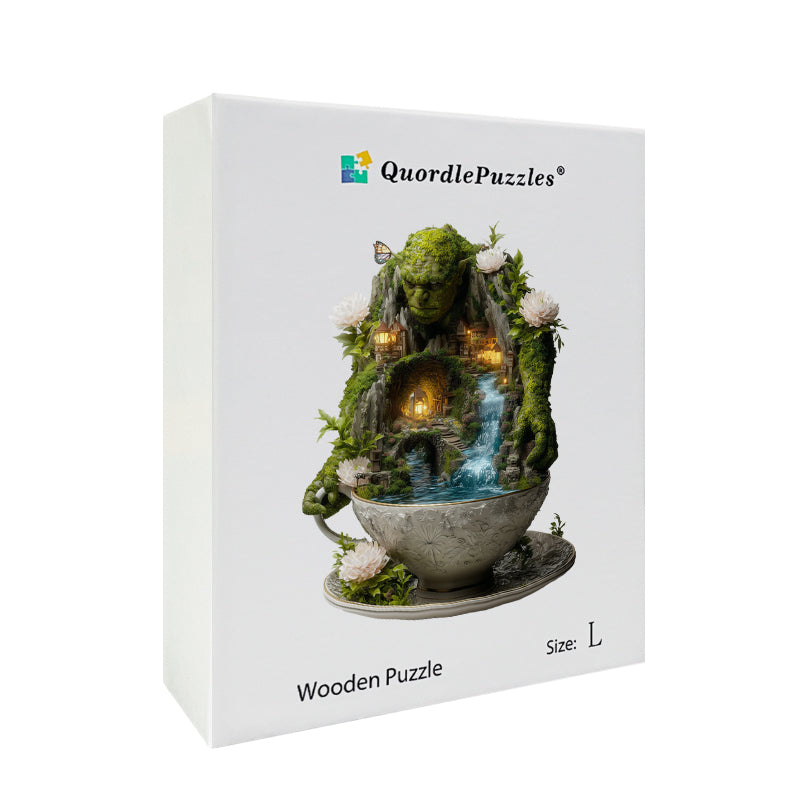 Giant Guardian of the Teacup Valley Wooden Jigsaw Puzzle