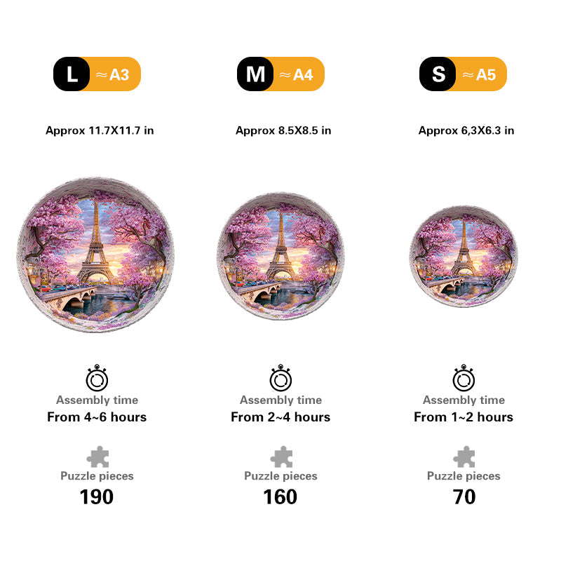 Paris Wooden Jigsaw Puzzle