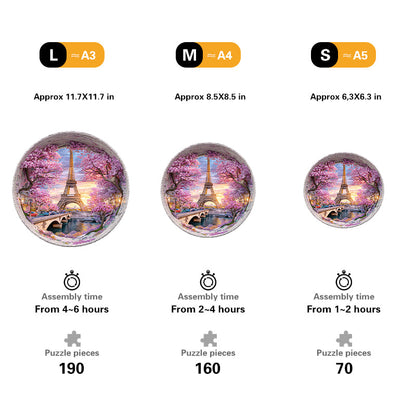 Paris Wooden Jigsaw Puzzle