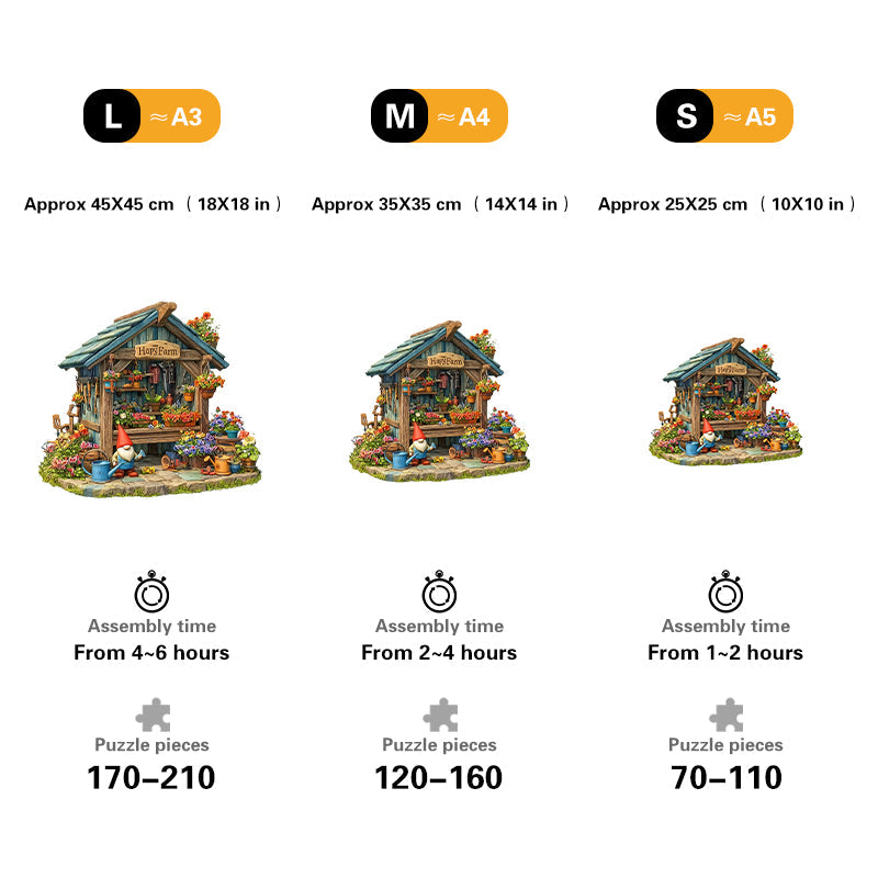 Happy Farm Wooden Jigsaw Puzzle