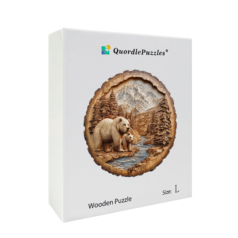 Forest Bear Wooden Jigsaw Puzzle