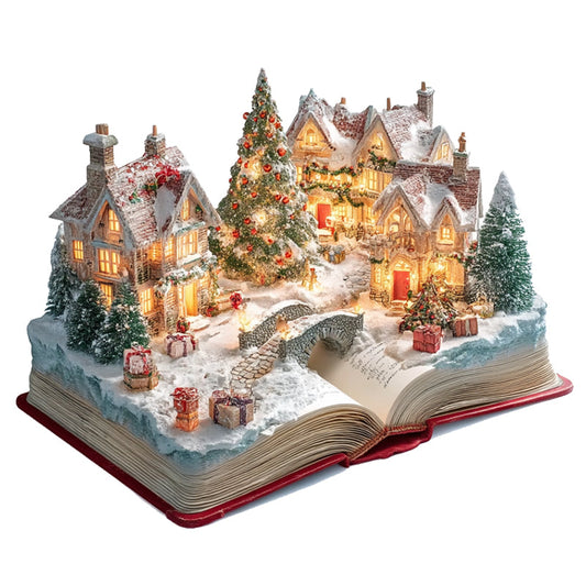 Christmas Pop-up Book Wooden Jigsaw Puzzle