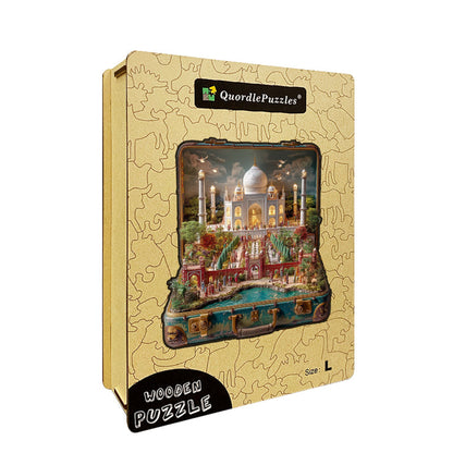 Suitcase – Taj Mahal Wooden Jigsaw Puzzle