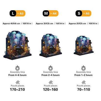 Underwater Platform Wooden Jigsaw Puzzle