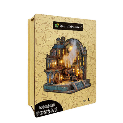 Steam Platform Wooden Jigsaw Puzzle