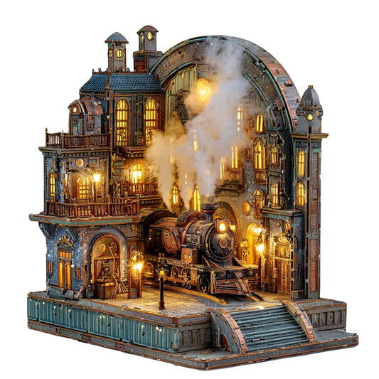 Steam Platform Wooden Jigsaw Puzzle