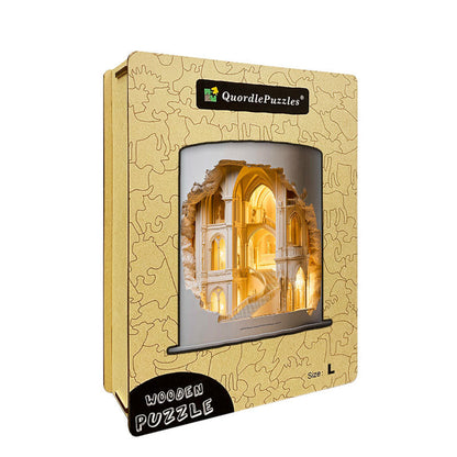Gothic Cathedral Wooden Puzzle