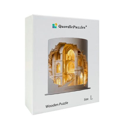 Gothic Cathedral Wooden Puzzle