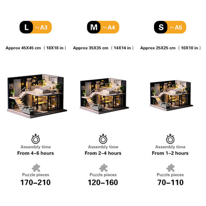 Modern Loft Wooden Puzzle