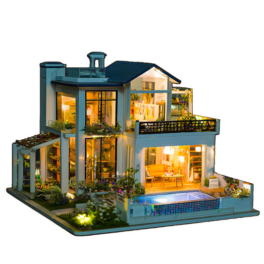 Modern Villa Wooden Puzzle