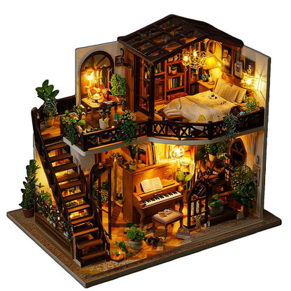 Music Cottage Wooden Puzzle