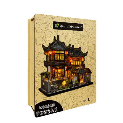 Oriental Courtyard Wooden Puzzle