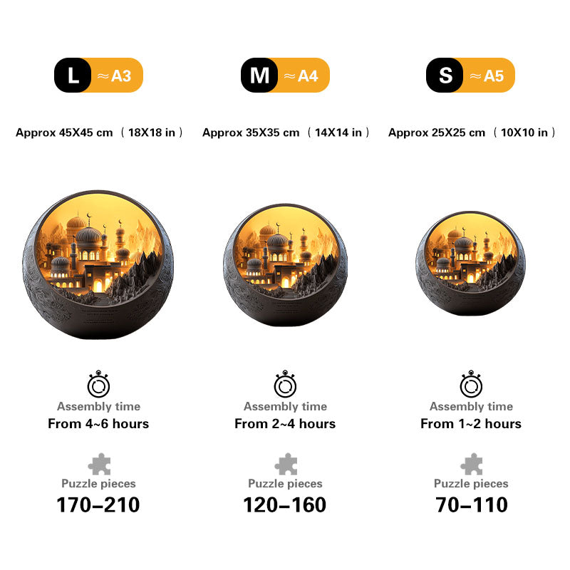 Palace of Light Wooden Puzzle