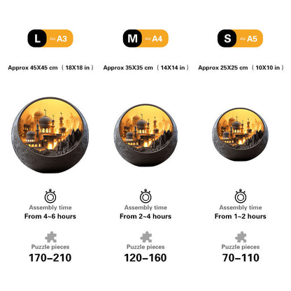 Palace of Light Wooden Puzzle