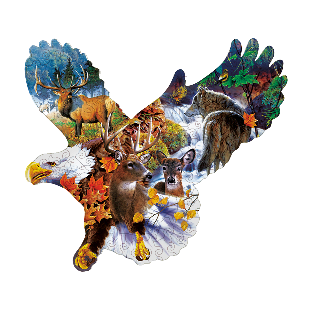 Eagle Eye Wooden Jigsaw Puzzle