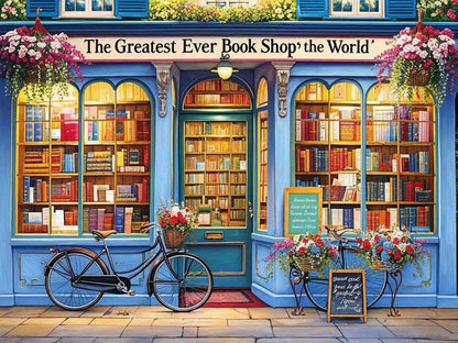 Charming Bookshop Wooden Jigsaw Puzzle