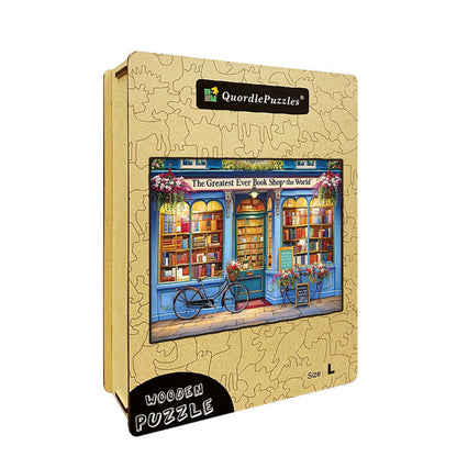 Charming Bookshop Wooden Jigsaw Puzzle
