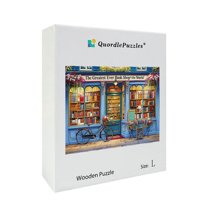 Charming Bookshop Wooden Jigsaw Puzzle