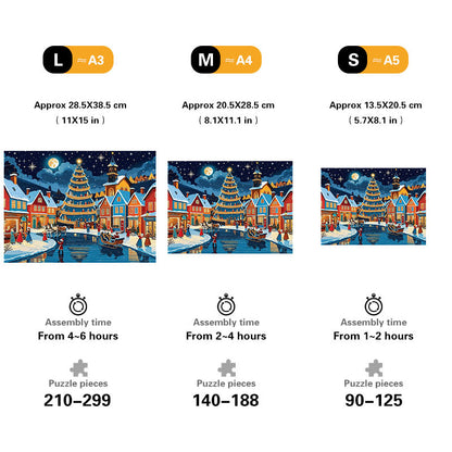 Winter Wonderland Wooden Jigsaw Puzzle