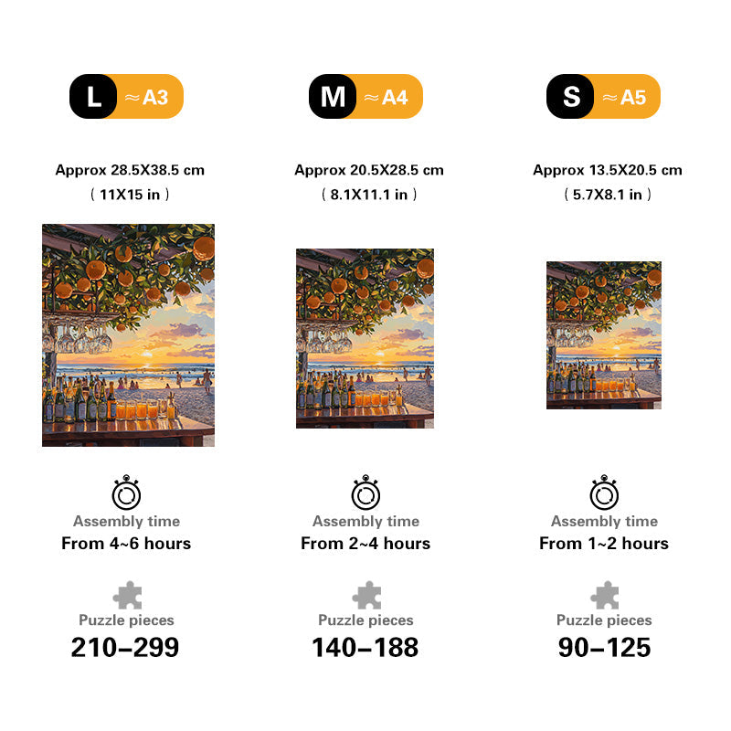 Beach Bar Wooden Jigsaw Puzzle