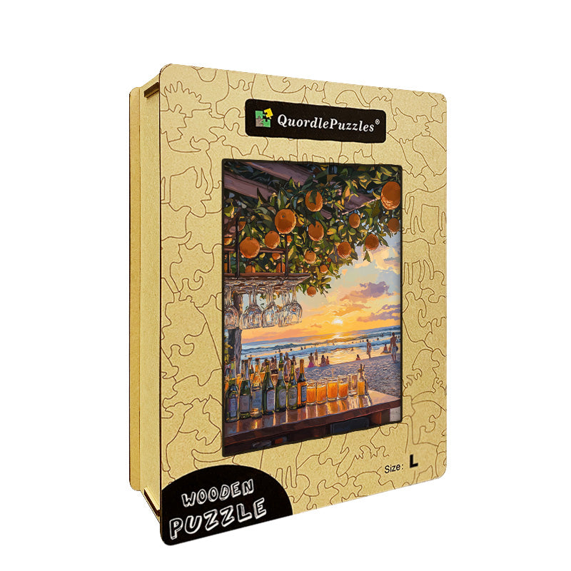 Beach Bar Wooden Jigsaw Puzzle