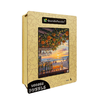 Beach Bar Wooden Jigsaw Puzzle