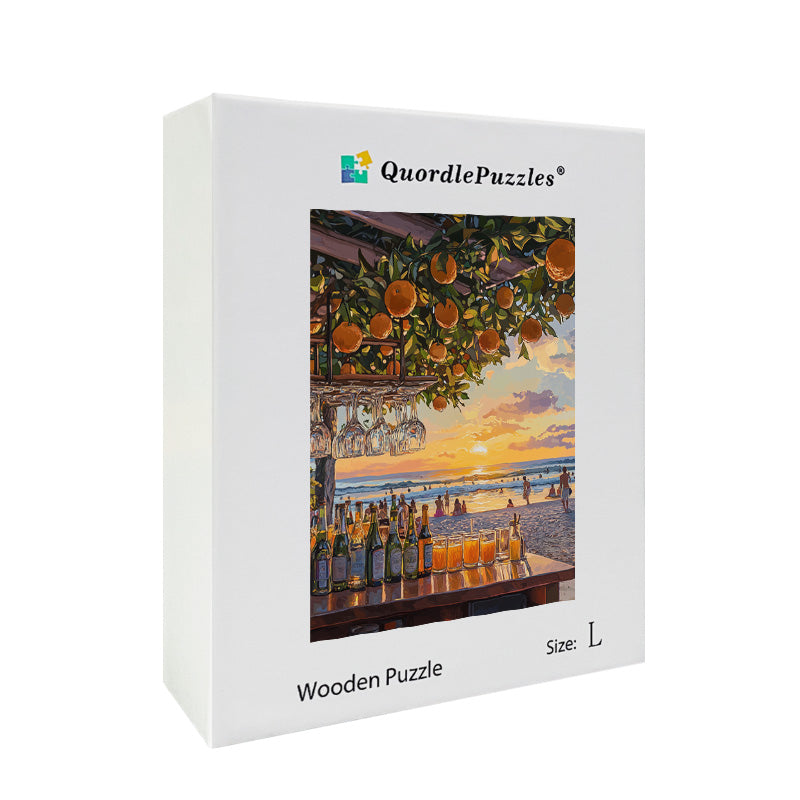 Beach Bar Wooden Jigsaw Puzzle
