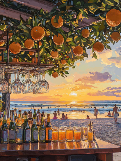 Beach Bar Wooden Jigsaw Puzzle