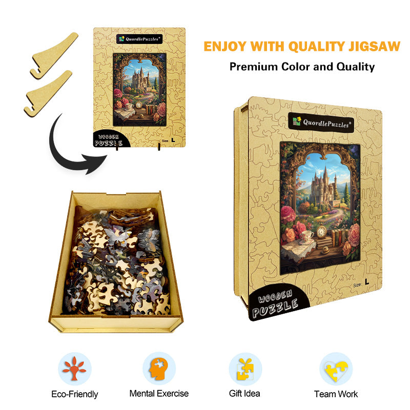 Castle View Wooden Jigsaw Puzzle