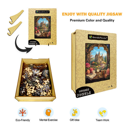 Castle View Wooden Jigsaw Puzzle