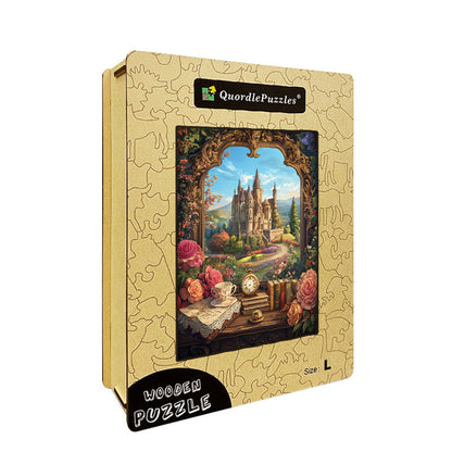 Castle View Wooden Jigsaw Puzzle