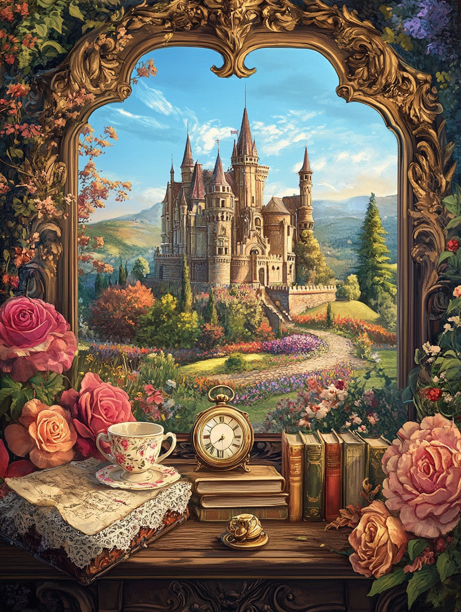 Castle View Wooden Jigsaw Puzzle