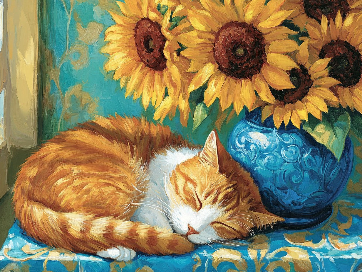 Cat Nap Wooden Jigsaw Puzzle