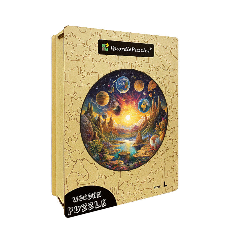 Cosmic Landscape Wooden Jigsaw Puzzle