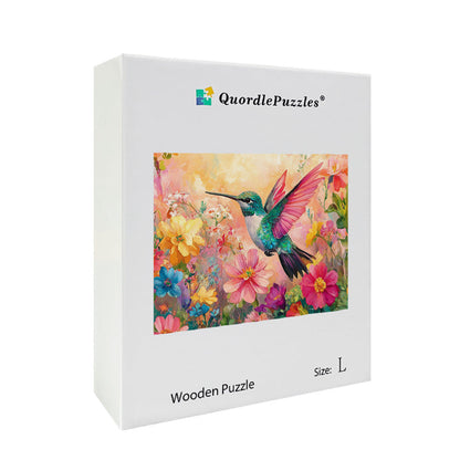 Hummingbird Flight Wooden Jigsaw Puzzle