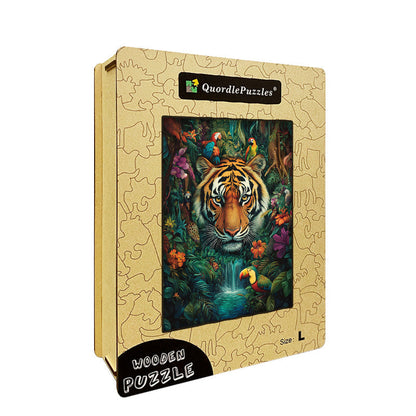 Jungle Tiger Wooden Jigsaw Puzzle