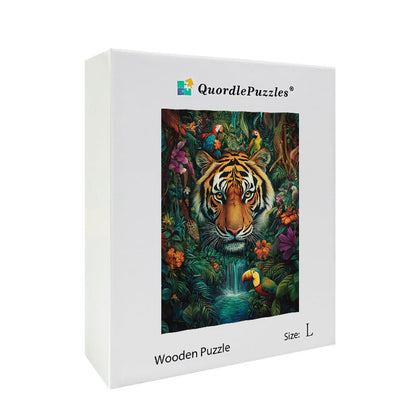 Jungle Tiger Wooden Jigsaw Puzzle