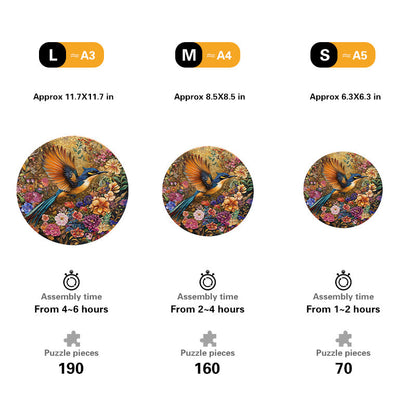 Kingfisher Flight Wooden Jigsaw Puzzle